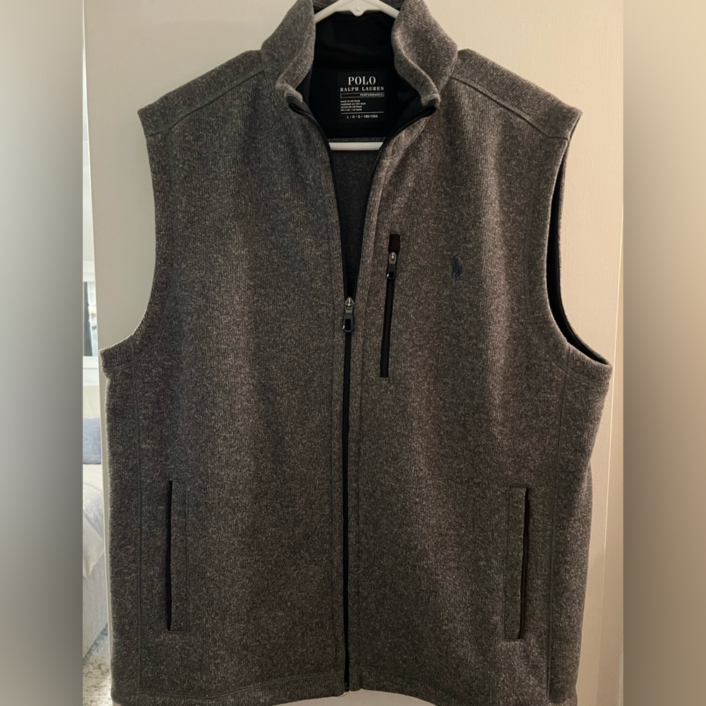 NWOT Ralph Lauren Polo Men’s Grey Vest